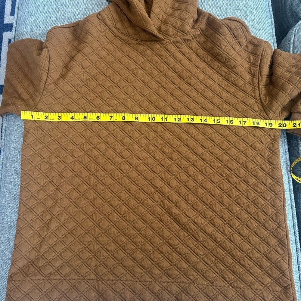 Madewell Set Quilted Brown Hoodie and Pants Set Size XXS - Picture 15 of 16